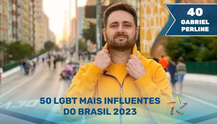 Gabriel Perline- 50 LGBT Mais Influentes do Brasil em 2023