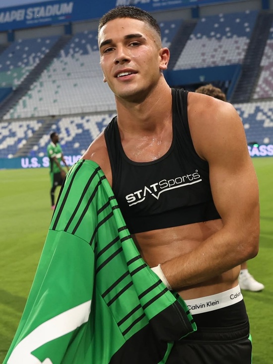 Jogador Cristian Volpato, da Austrália, um dos mais gatos da Copa do Mundo 2026