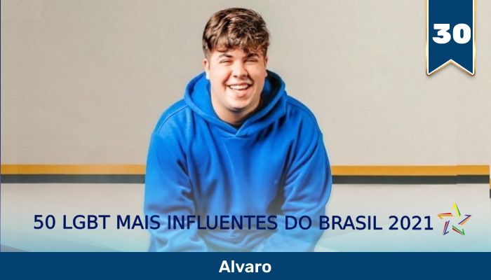 50 LGBT Mais Influentes de 2021: o influenciador gay Alvaro