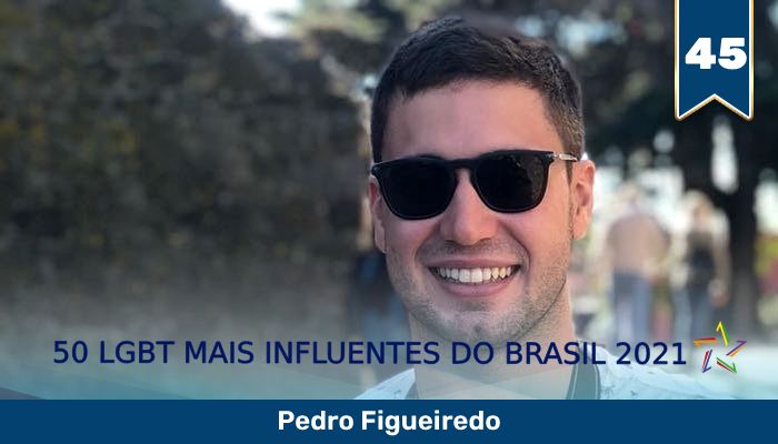 50 LGBT Mais Influentes de 2021: o jornalista gay Pedro Figueiredo