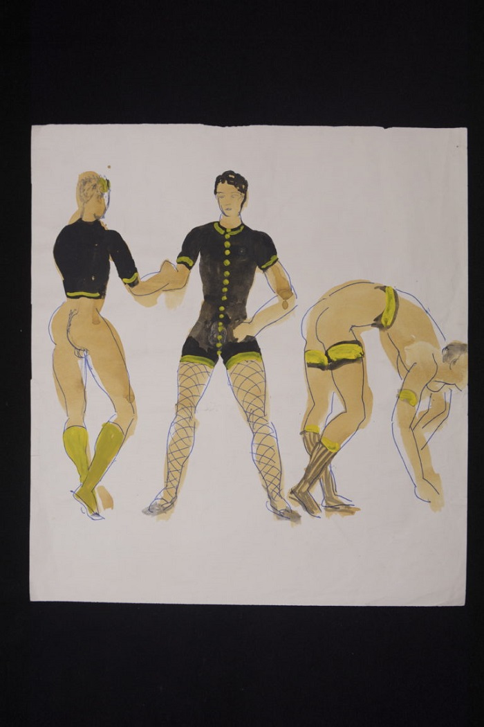 Desenhos eróticos gays de Duncan Grant são encontrados debaixo da cama