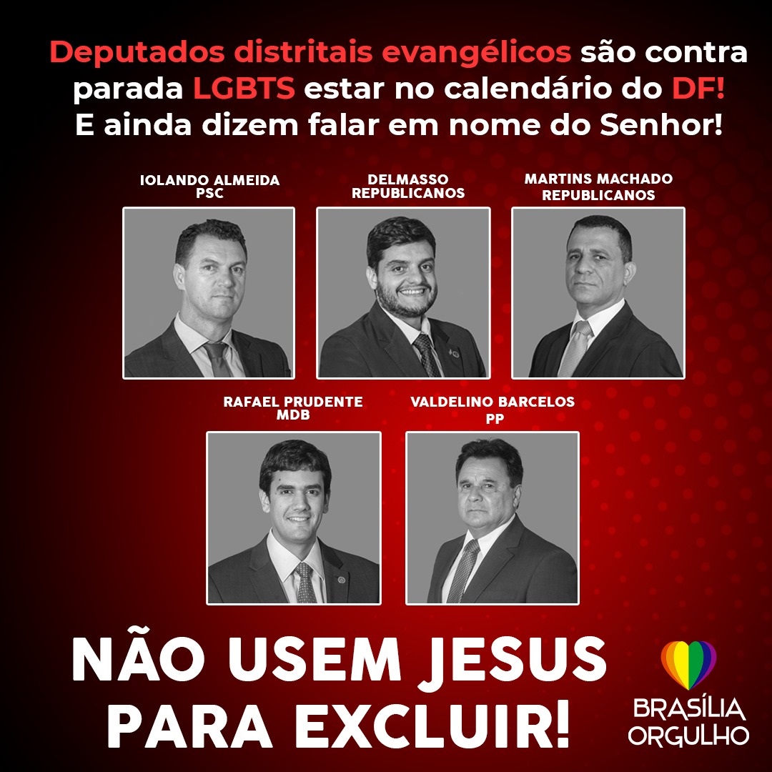 bancada evangélica lgbt brasília orgulho 