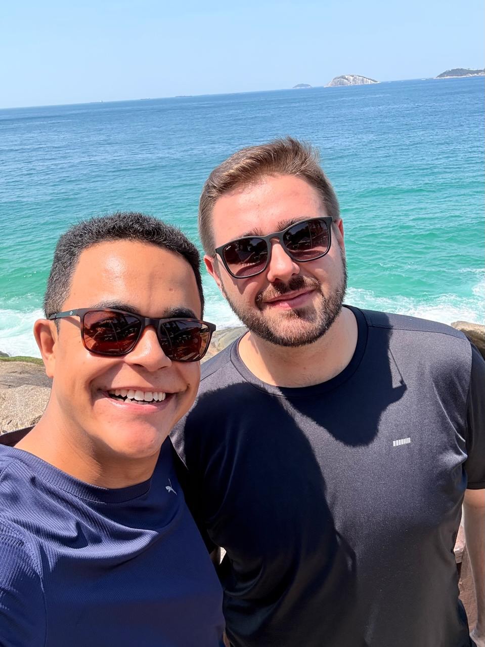 Marcelo Pereira e Lourenço Albarello: casal gay