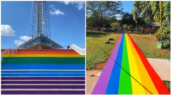 brasilia orgulho torre de tv parque da cidade lgbt arco-íris