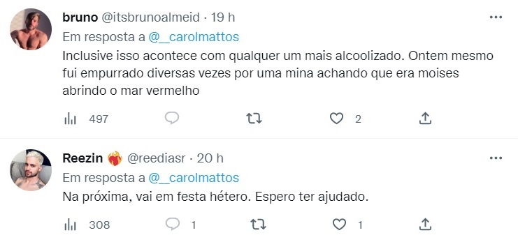 Gays debocham da DJ Carol Mattos após pedido para eles darem espaço para mulheres em festas LGBT