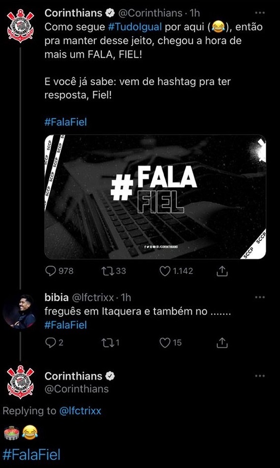 Corinthians publica post homofóbico no Twitter
