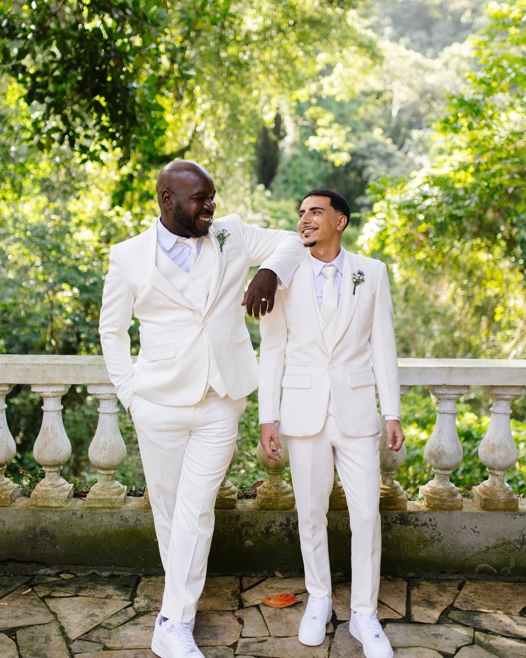 Casal gay: Gleison Brito e Cosme Filho