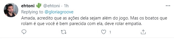 Gloria Groove passa pano pra Karol Conká