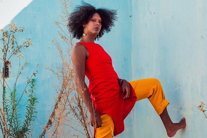 Modelo travesti Pietra Zhura estrela ensaio da marca brasiliense Quero Melancia