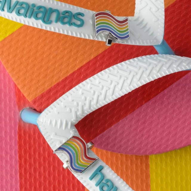 Havaianas lança linha LGBT mas erra nas cores do arco-íris