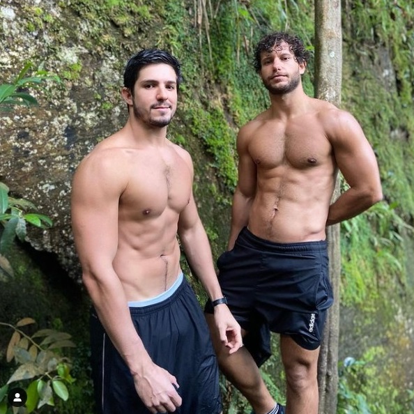 Casal gay: Igor Cosso e Heron Leal