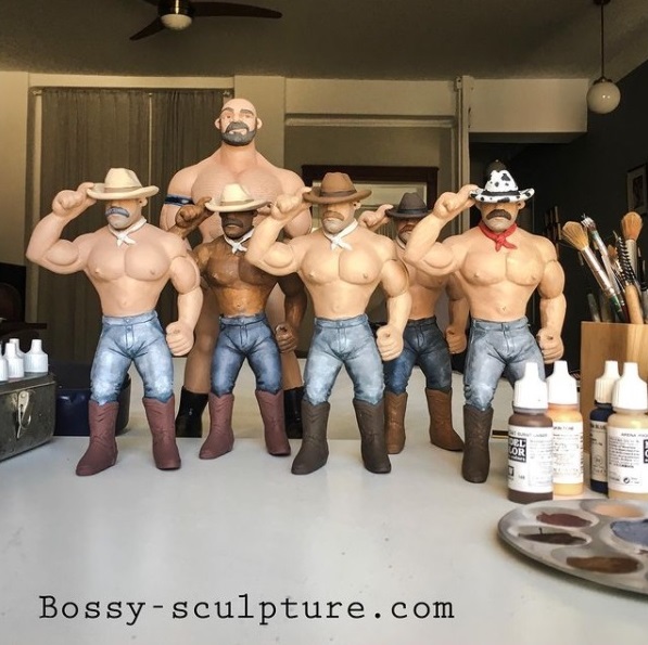 Jorge Lizandra: designer espanhol tem a marca de esculturas gays Bossysculpture