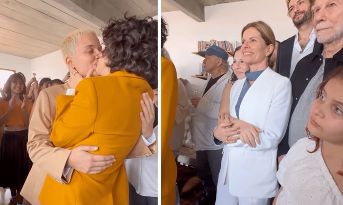 Maria Beraldo e Julia Anquier se casam