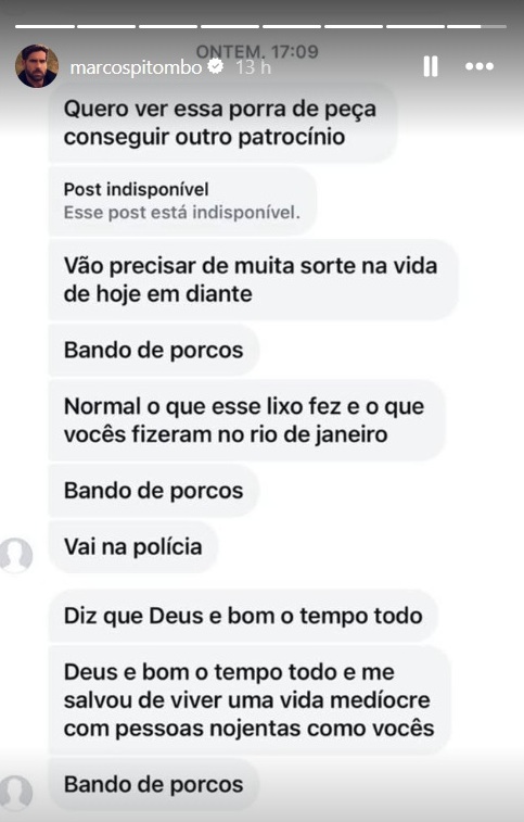 Marcos Pitombo é perseguido por stalker gay