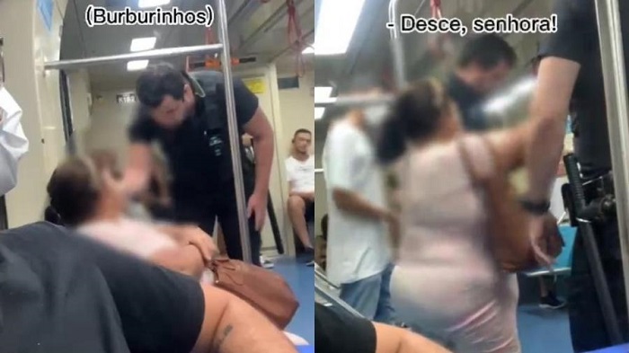 Mulher é retirada de metrô após insulto a casal gay