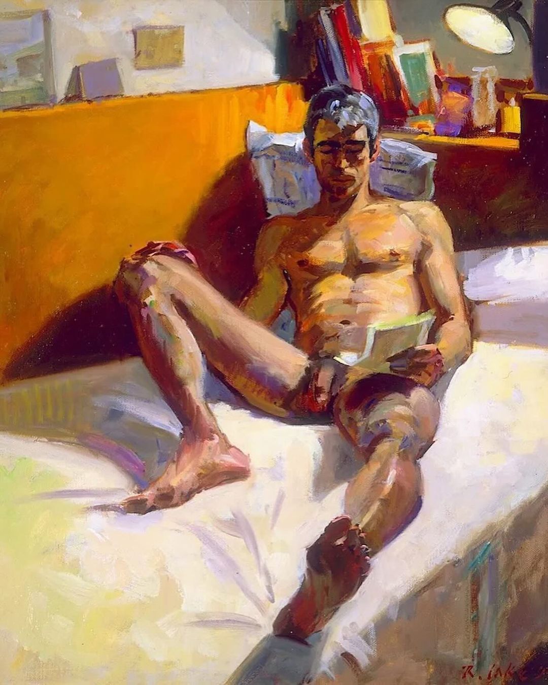 Omar Ayuso, da série Élite, pelado em quadro
