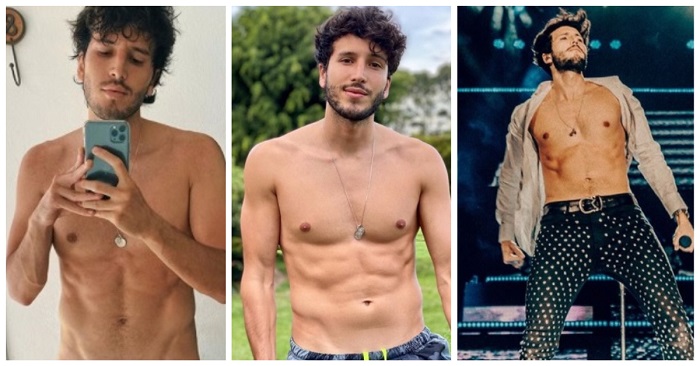 12 imagens fotos do cantor colombiano Sebastian Yatra: gato e sarado