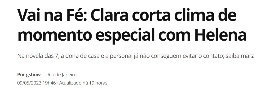 Vai na Fé: beijo lésbico vetado na novela