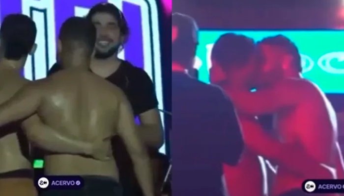 Zé Vaqueiro e ;Nattan dão R$ 20 mil para héteros darem beijo gay no palco