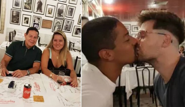 Casal gay se beija em frente ao vice-presidente para ver reação